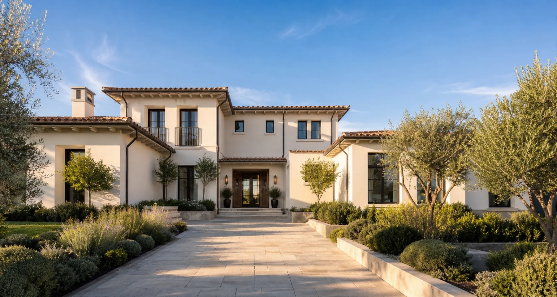 Modern villa exterior